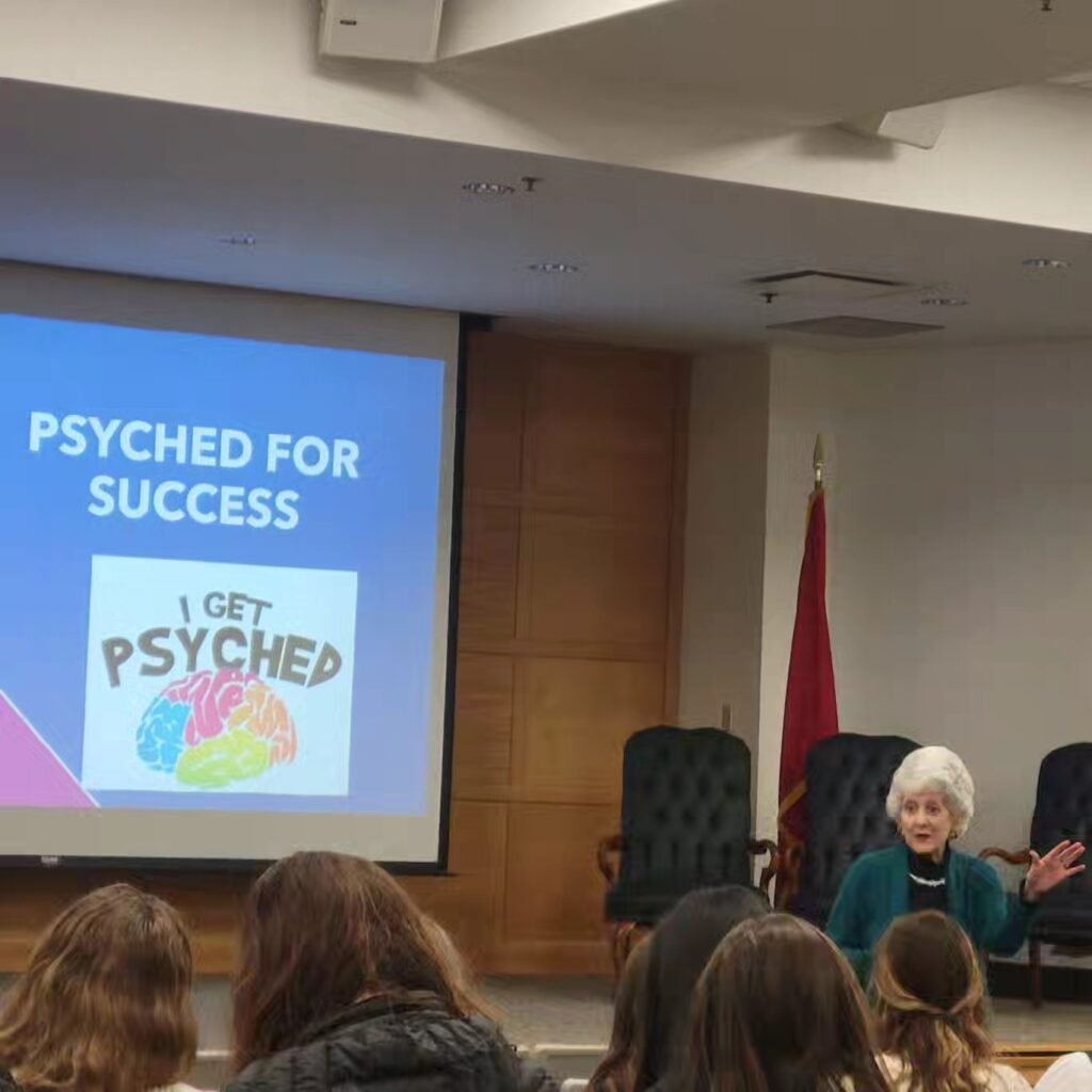 Behavioral Science Department Chair Lisa Beene gathered alumni to speak during the Psyched for Success event.