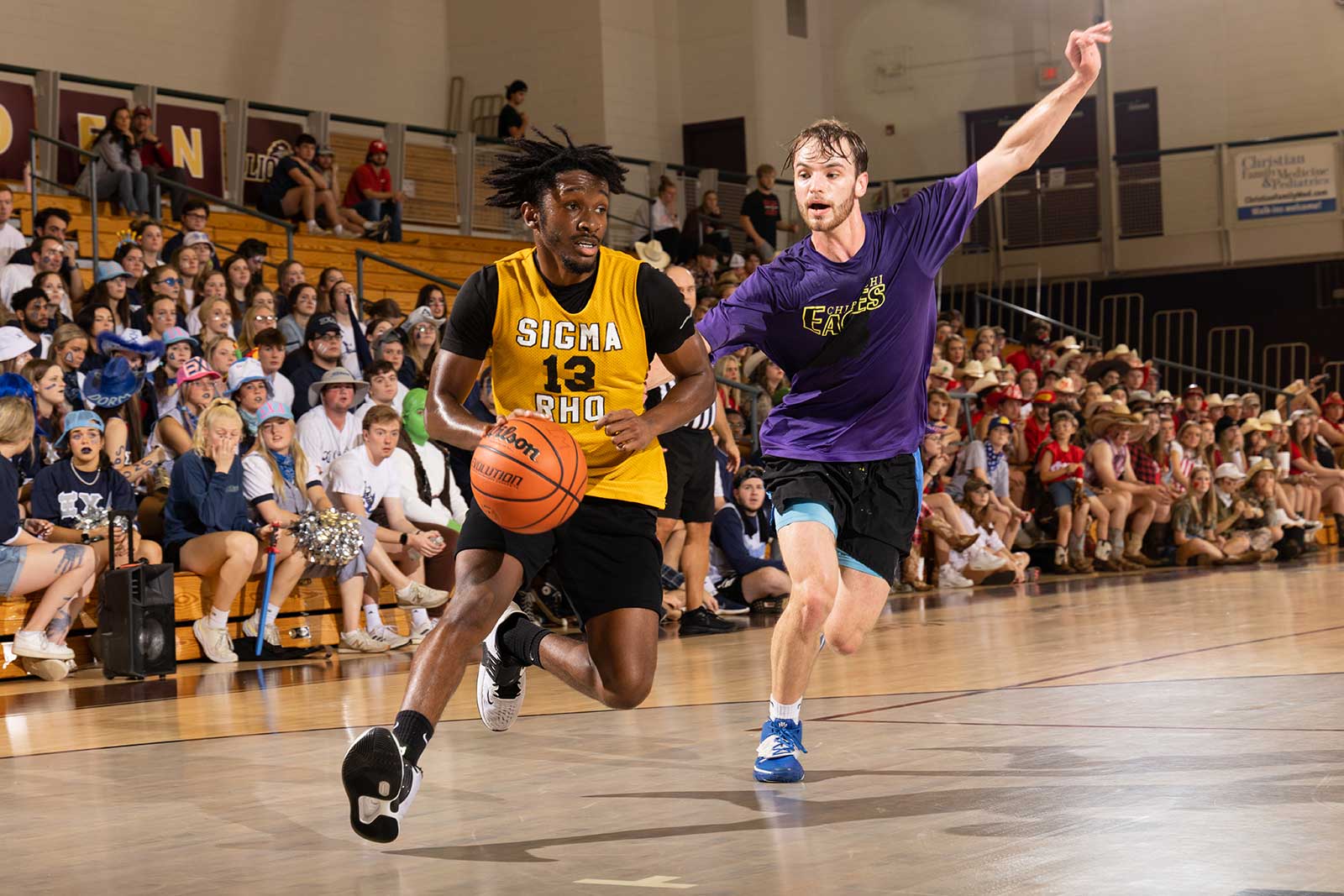basketball intramurals in action in  student activities & groups