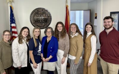 FHU Communication Sciences and Disorders Students Visit Tennessee Legislators for Day on the Hill