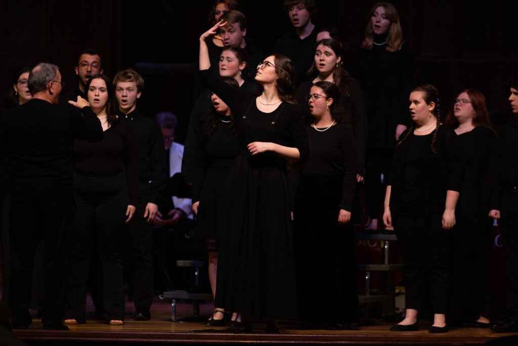 FHU Chorale performs "Prayer for the Children" during FHU at the Link: Celebrating the Fine and Performing Arts held in Tupelo, Mississippi, Saturday, Feb. 17, 2024.