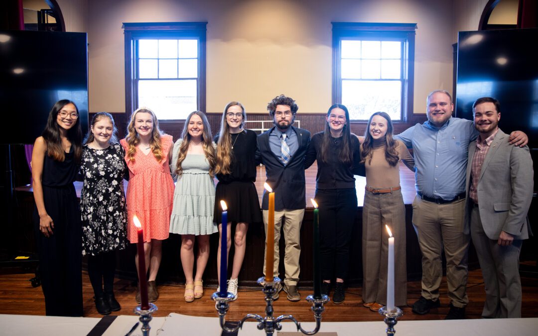 Eleven Students Inducted into Alpha Chi National College Honor Society