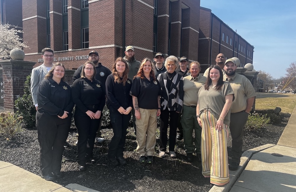 The group that took part in Crisis Intervention Training on FHU's campus