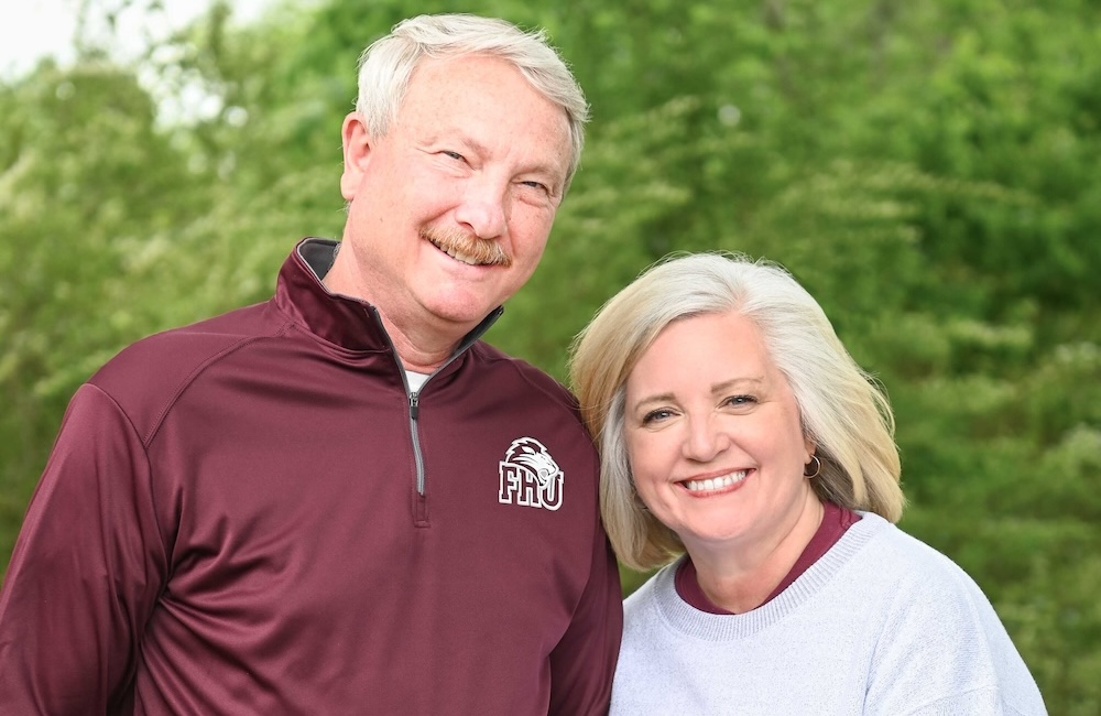 President David Shannon and his wife, Tracie