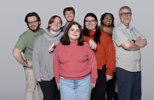 The cast of The Fabulist, an original play written by Brad and Kristi Montague, and Cliff Thompson