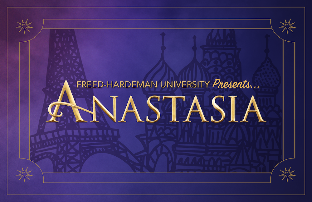 Anastasia Logo for Freed-Hardeman's production