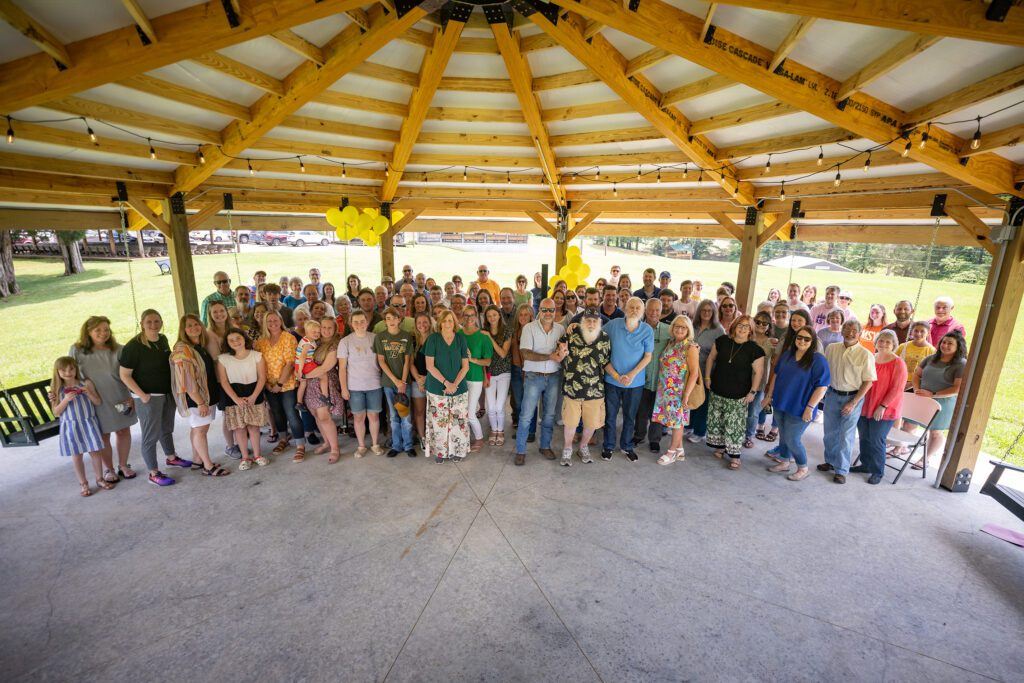 Many friends and loved ones gathered to celebrate Mykal and the future of Mid-South Youth Camp.