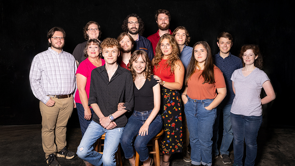 The cast of “She Stoops to Conquer”